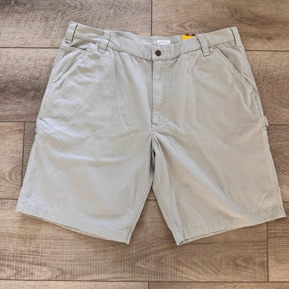 New Carhartt Rugged Flex Relaxed Fit Canvas‎ Utility Work Shorts 42 Gorpcore